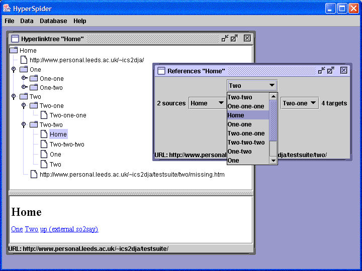 HyperSpider screenshot